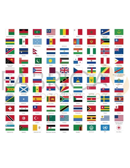 Bandera Paises. Fabricamos Banderas Nacionales -Bandera Internacional Express