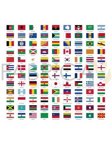 Bandera Paises. Fabricamos Banderas Nacionales -Bandera Internacional Express