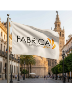 Bandera Personalizada -Bandera Personaliza Tejido 110Grs Ignífuga